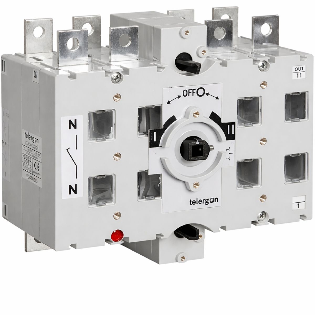 Telergon CCF Compact Front-Operated Changeover Switches