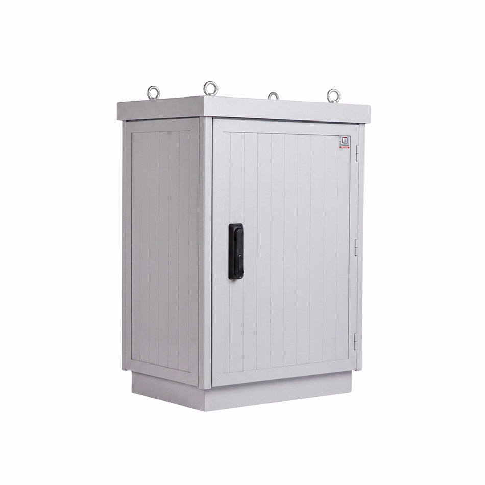 1200H X 800W X 450D IP55 ANK Double Wall Aluminium Electrical Cabinet, RAL7035 — IP Enclosures
