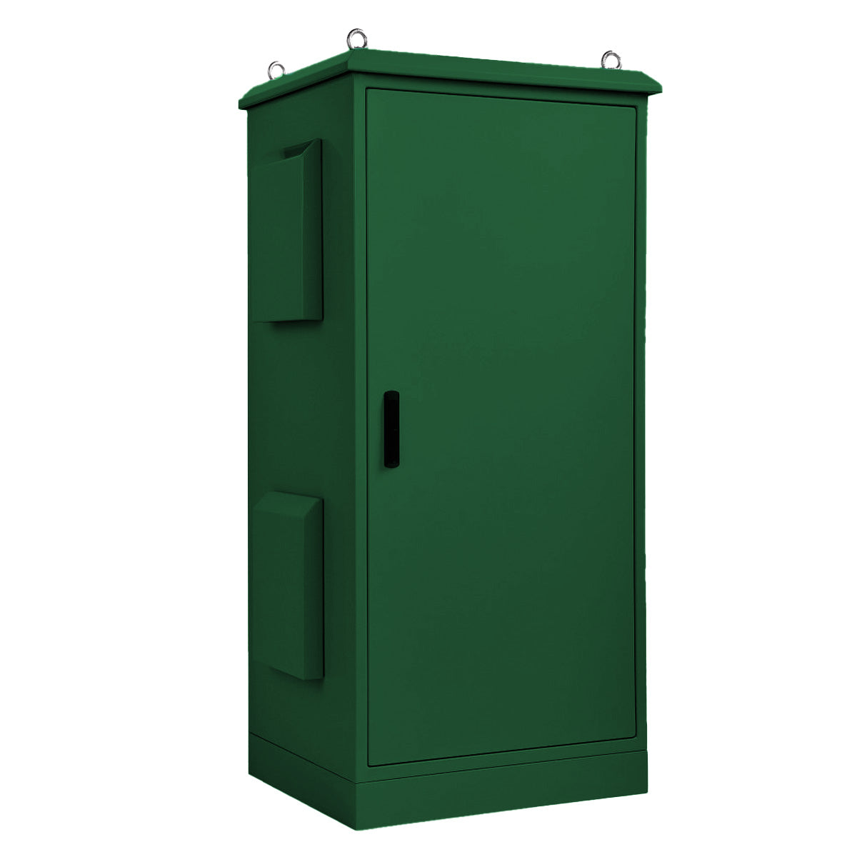 24U/RU IP66 Padmount Field Cabinet RAL6005 Moss Green 1375H x 755W x 620D — IP Enclosures