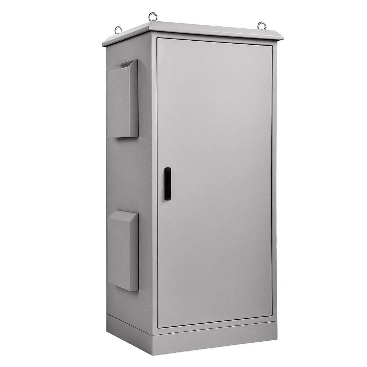 Field Cabinet 30U/RU 1675H x 750W x 800D IP55 RAL7035 Grey, Ventilated — IP Enclosures