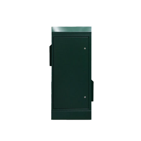 18U x 650W x 450D Outdoor Cabinet RAL6005 (Ventilated) — IP Enclosures