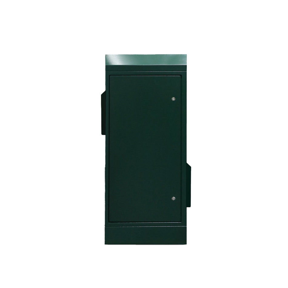 18U x 650W x 600D Outdoor Cabinet RAL6005 (Ventilated) — IP Enclosures