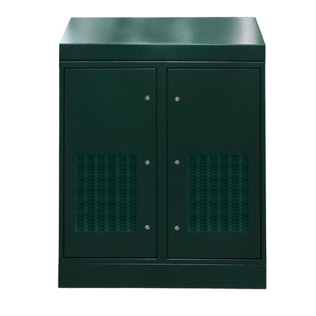 2x12U (24U) x 1300 W x 450 D IP66 Outdoor Cabinet RAL6005 (With Louvers ) — IP Enclosures