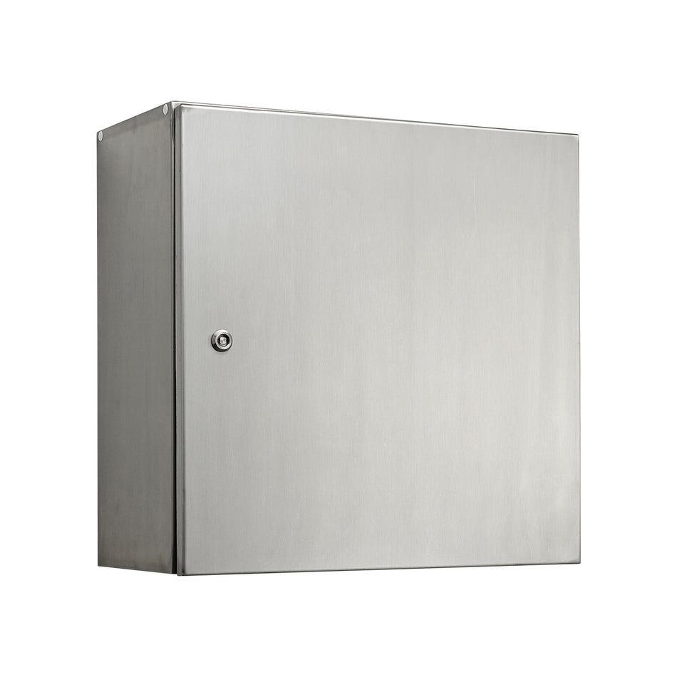 304 Stainless Steel Electrical Enclosure 300H x 300W x 200D IP66 — IP Enclosures