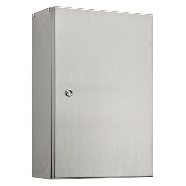 304 Stainless Steel Electrical Enclosure 500H x 300W x 150D IP66 — IP Enclosures