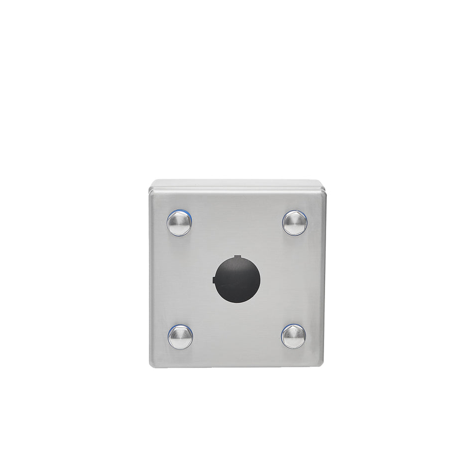 Pushbutton Enclosure 304 Stainless Steel, 1 Hole — IP Enclosures