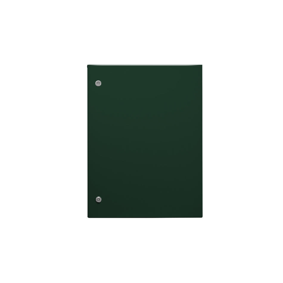 Electrical Enclosure 600H x 600W x 300D IP66 RAL6005 Moss Green — IP Enclosures