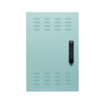650 x 450 Enclosure Door with Ventilation - T33 Smoke Blue Smooth — IP Enclosures