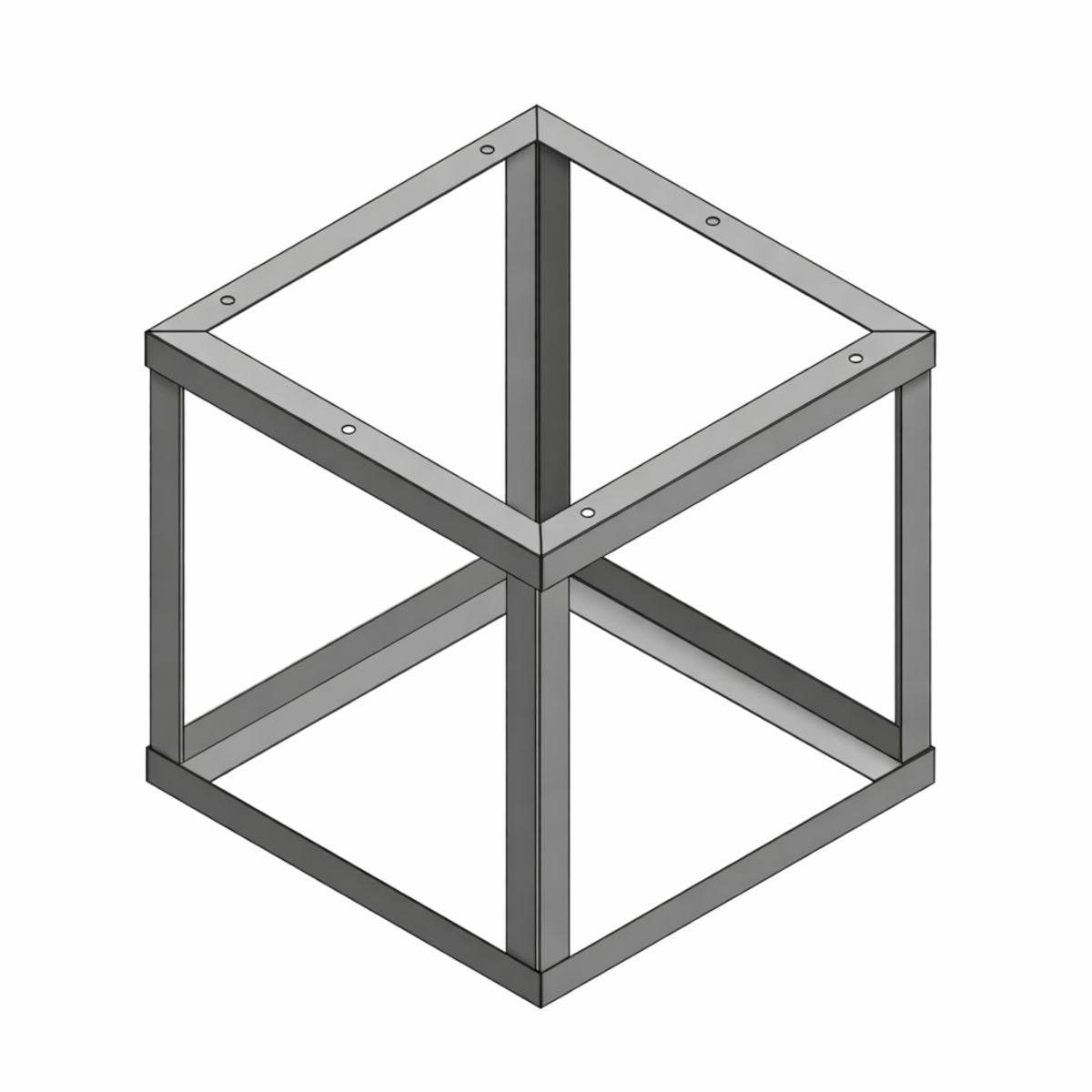 600H 2MM Galvanized Steel Burial Plinth To Suit 600W X 600D Cabinets Grey — IP Enclosures