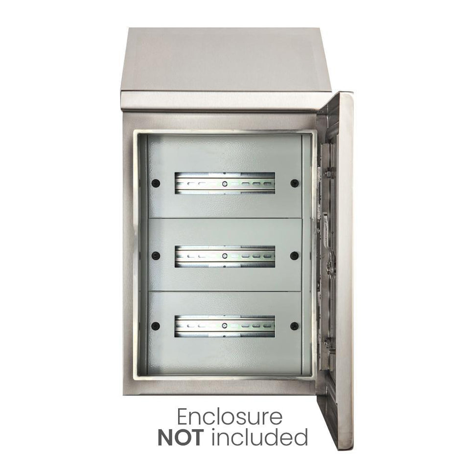 Din Rail Kit 36 Pole to suit 600H x 400W x 200D Enclosure — IP Enclosures
