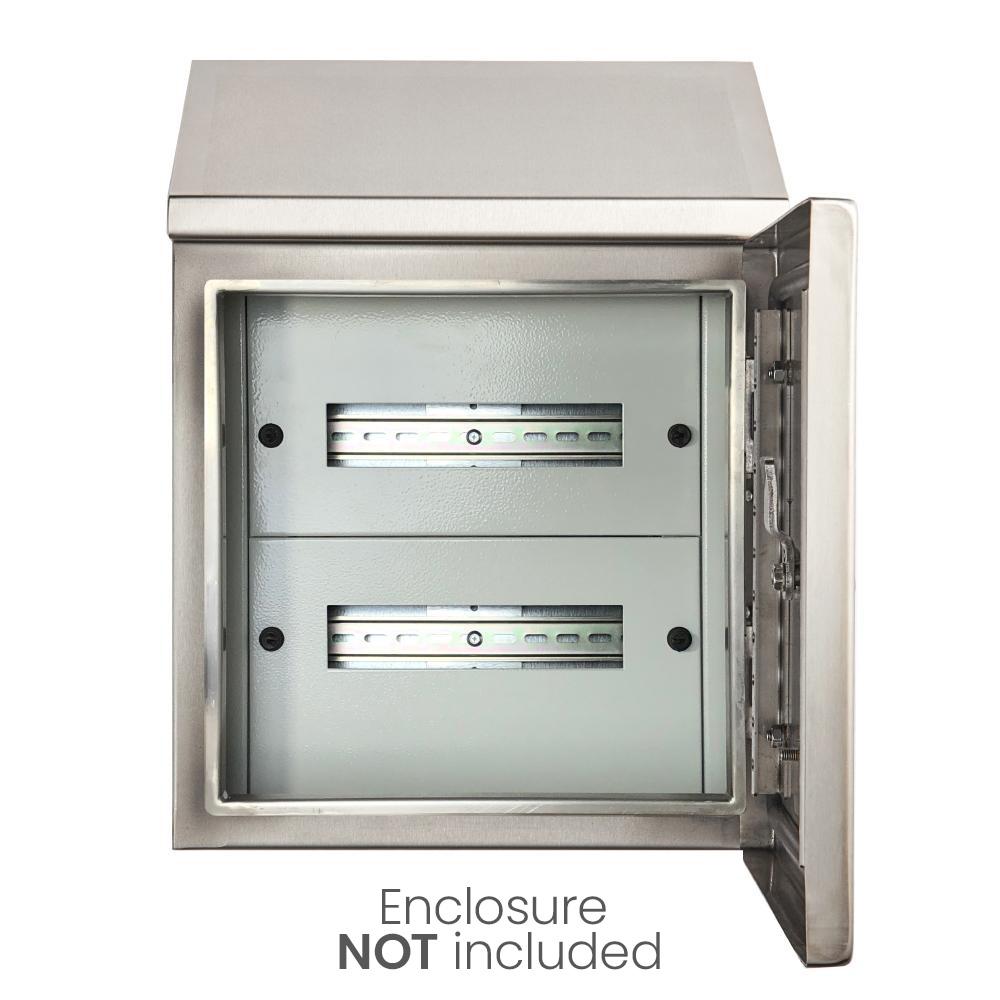 Din Rail Kit 48 Pole to suit 400H x 600W x 200D Enclosure — IP Enclosures