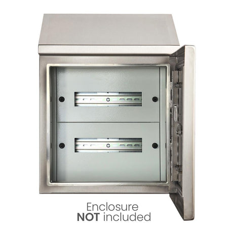Din Rail Kit 48 Pole to suit 400H x 600W x 200D Enclosure — IP Enclosures