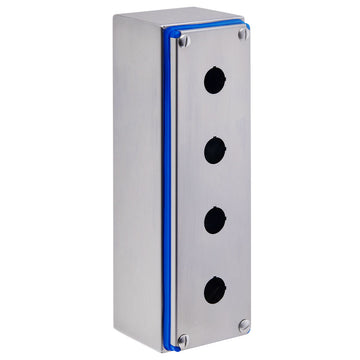 Hygienic Pushbutton Enclosure 4 Hole 304SS IP69K