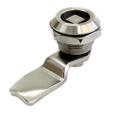 Stainless Steel Quarter Turn 8mm Square Lock for Electrical Enclosures — IP Enclosures