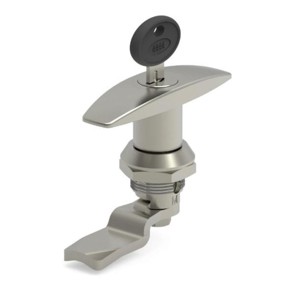 T Handle Keyed, Cast Alloy Chrome for Electrical Enclosures — IP Enclosures