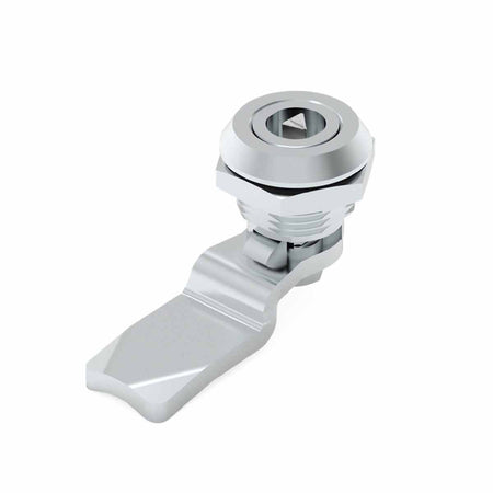 Chrome Quarter Turn 9mm Triangle Lock — IP Enclosures