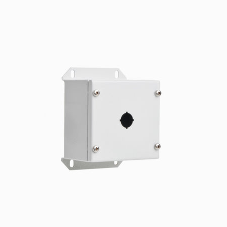 Pushbutton Enclosure 1 Hole, Grey — IP Enclosures