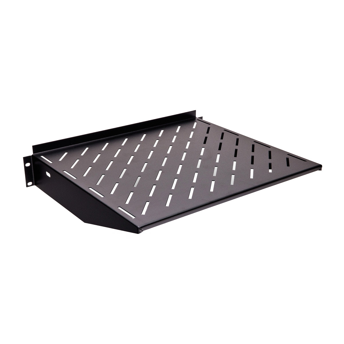 2U/RU Fixed Shelf for Data Racks - 500mmD, Black — IP Enclosures