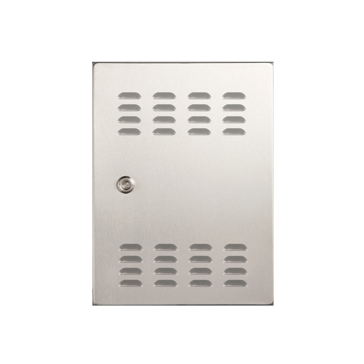 400 x 300 Stainless Steel Enclosure Door with Ventilation — IP Enclosures