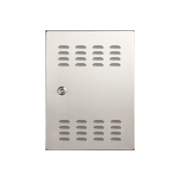 800 x 600 Stainless Steel Enclosure Door with Ventilation