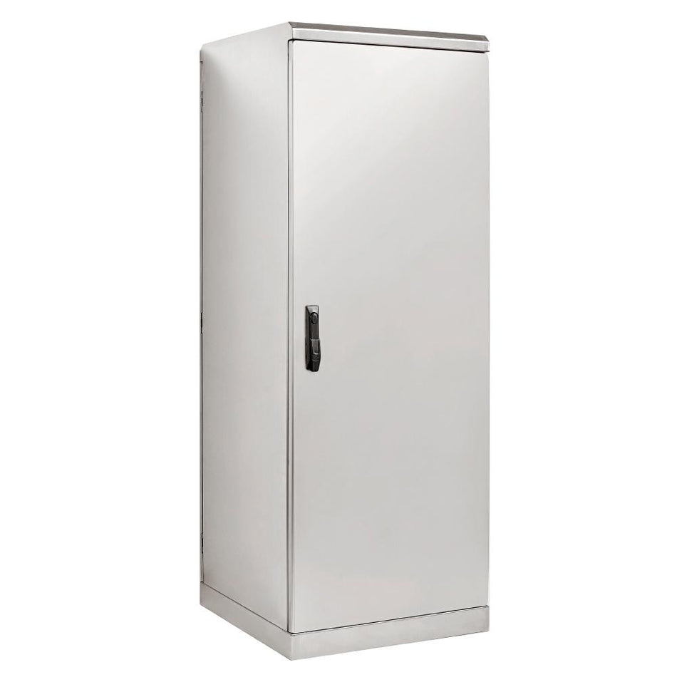 316 Stainless Steel 19" Data Rack 24U/RU 1200H x 600W x 600D IP66 — IP Enclosures