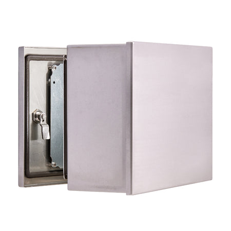 316 Stainless Steel HMI Enclosure 300H x 400W x 150D IP66 — IP Enclosures