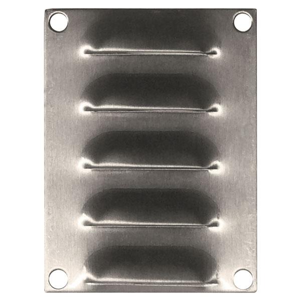 316 Stainless Steel Louvre Vent 100H x 75W — IP Enclosures