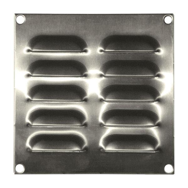 316 Stainless Steel Louvre Vent 250H x 250W — IP Enclosures