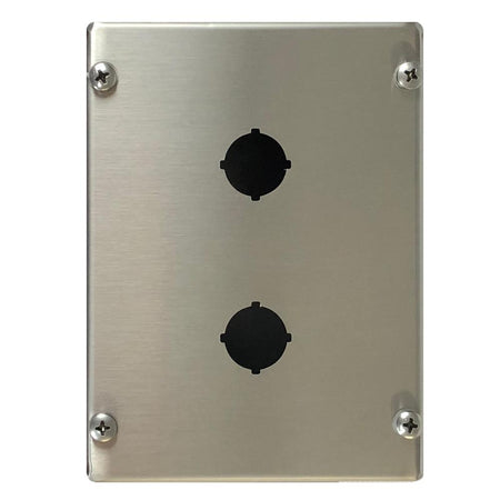 316 Stainless Steel Pushbutton Enclosure 2 Hole IP66 — IP Enclosures