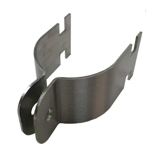 316 Stainless Steel Pole Mount Bracket Clamp to suit 89mm OD Pole — IP Enclosures