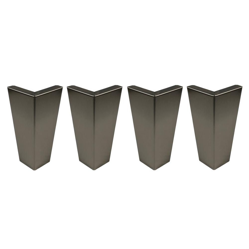 316 Stainless Steel Electrical Enclosure Stand 250H, Set of 4 — IP Enclosures
