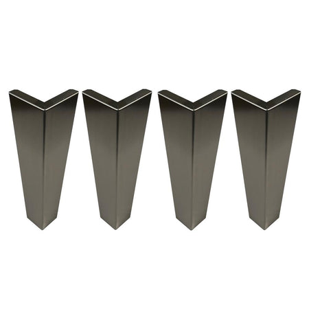 316 Stainless Steel Electrical Enclosure Stand 450H, Set of 4 — IP Enclosures