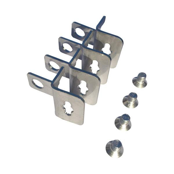316 Stainless Steel Mounting Bracket Set for Electrical Enclosure — IP Enclosures