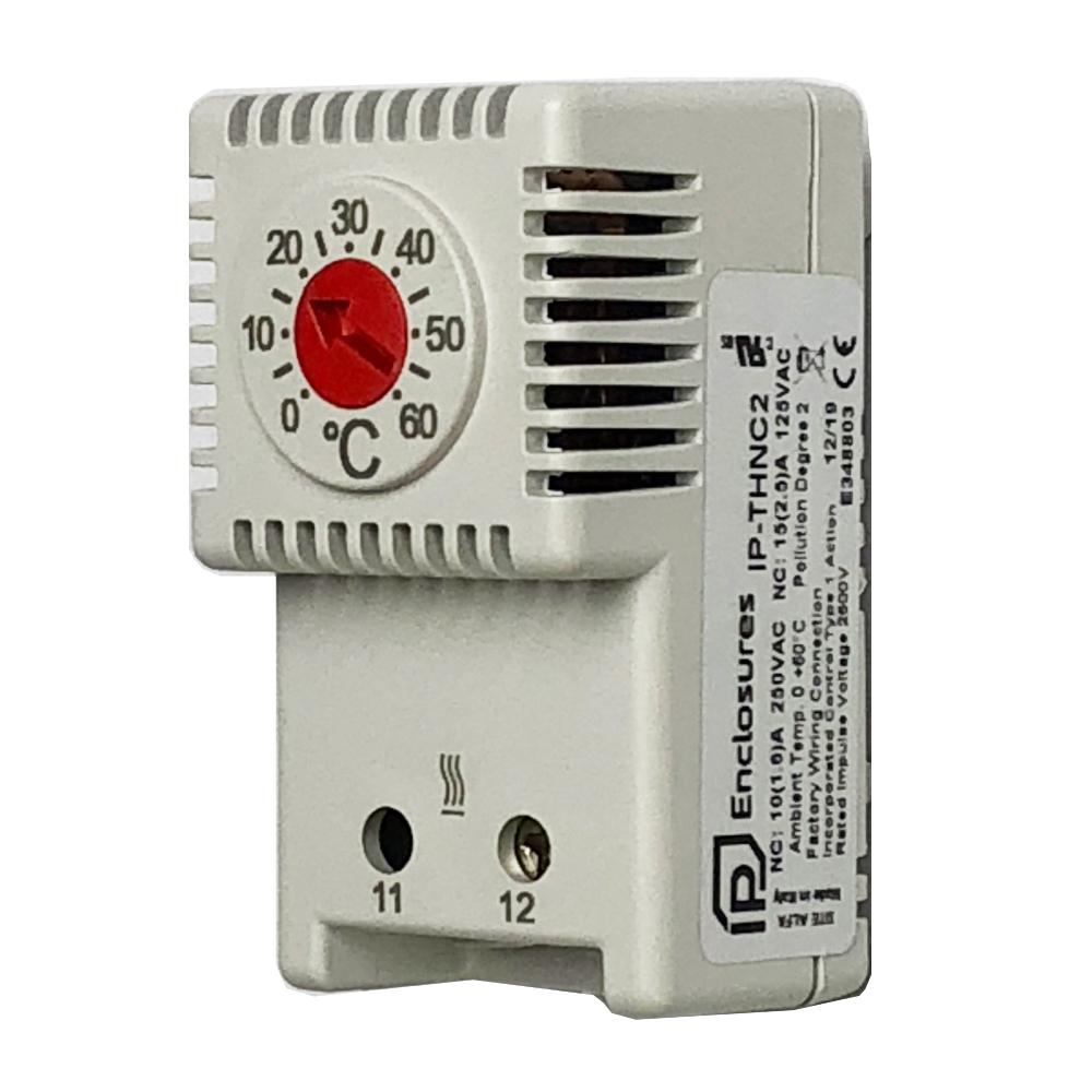 Thermostat for Heater NC 0/+60°C — IP Enclosures